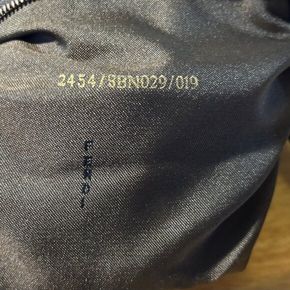 Authentic Fendi Dark Brown Suede Leather Borsa Manici Satchel Shoulder Handbag - Picture 15 of 16